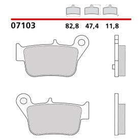 Motorrad Bremsbel&auml;ge Brembo 07103
