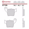 Pastillas Moto Brembo 07106