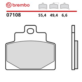Motorcycle Brake Pads Brembo 07108