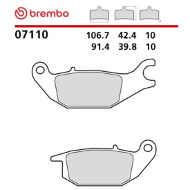 Pastillas Moto Brembo 07110