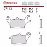 Pastiglie Freno Moto Brembo 07112