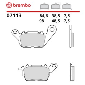 Motorrad Bremsbel&auml;ge Brembo 07113