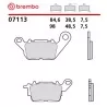 Plaquettes de Frein Moto Brembo 07113