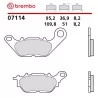 Pastillas Moto Brembo 07114
