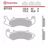Plaquettes de Frein Moto Brembo 07115
