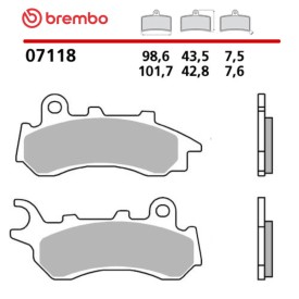 Motorrad Bremsbel&auml;ge Brembo 07118