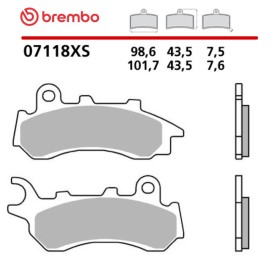 Pastillas Moto Brembo 07118XS