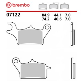 Motorrad Bremsbel&auml;ge Brembo 07122