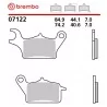 Pastillas Moto Brembo 07122