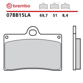 Motorrad Bremsbel&auml;ge Brembo 07BB15LA