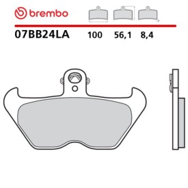 Motorrad Bremsbel&auml;ge Brembo 07BB24LA