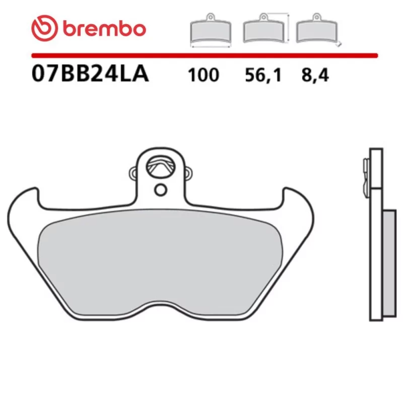 Motorcycle Brake Pads Brembo 07BB24LA
