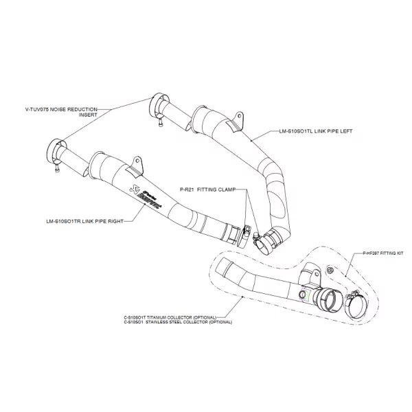Akrapovic SM-S10SO1T Suzuki Gsx-r 1000