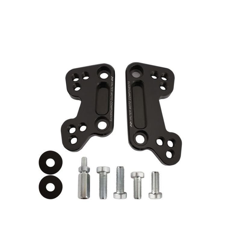 Valter Moto Rearset Adjuster Plates - Kawasaki NINJA 250 R 07-13 Valter Moto Rearset Adjuster Plates - Kawasaki NINJA 250 R 07-13