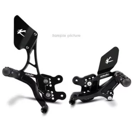 Pedane Arretrate Valter Moto Tipo 1.5 (Cambio Standard) - Kawasaki ZX 6-636R/RR 07-08