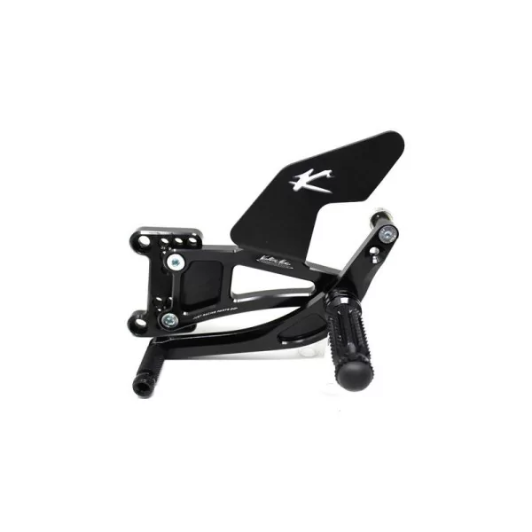 Repose-pieds Reculés Valter Moto Type 1.5 (Sélecteur Standard) - Triumph DAYTONA 675/R 13-16