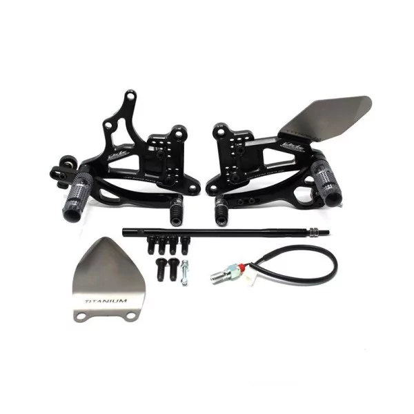 Estriberas Retrasadas Valter Moto Tipo 3.5 (Cambio Estándar) - Kawasaki ZX 6-636R/RR/ABS 09-20