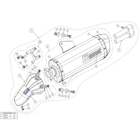 Akrapovic S-A8SO2-HWSS Gilera GP 800