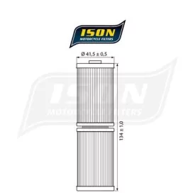Filtro Olio Moto ISON161SPLIT - Ison