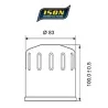 Motorcycle Oil Filter ISON170B - Ison