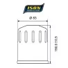 Filtro Olio Moto ISON173B - Ison