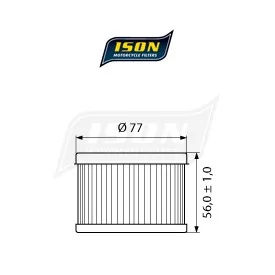 Motorrad-Ölfilter ISON401 - Ison