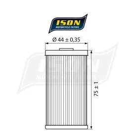 Filtro Olio Moto ISON562 - Ison