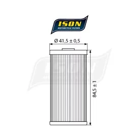 Filtro Olio Moto ISON611 - Ison