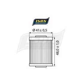 Filtro de Aceite Moto ISON651 - Ison