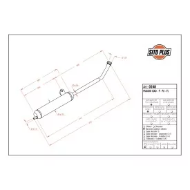 Sportauspuff Leovince Piaggio CIAO/P/PX/CIAO FL 50