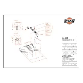 Escape Leovince Piaggio Vespa PK 125/125 XL