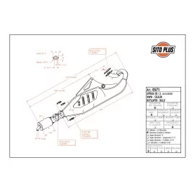 Escape Leovince Aprilia RALLY air/liquid cooled