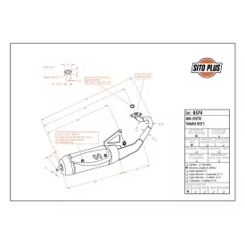 Echappement Leovince Yamaha NEO'S 50 2 stroke