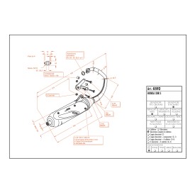 Exhaust Leovince Honda X8R-S 50