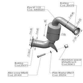 Scarico Leovince Husqvarna VITPILEN 401 2018-2019