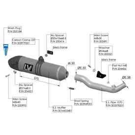 Exhaust Leovince Suzuki Dr 650 Rs/rse