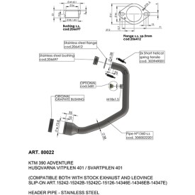 Sportauspuff Leovince Husqvarna VITPILEN 401 2020-2023