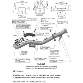 Echappement Leovince Gas Gas ES 700