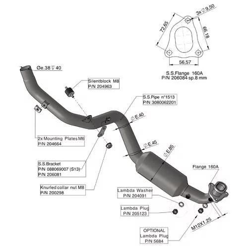 Echappement Leovince Honda X-Adv 750 2017 - 2024