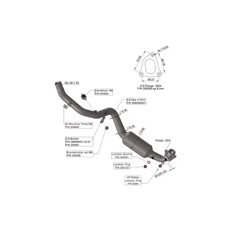 Echappement Leovince Honda X-Adv 750 2017 - 2024