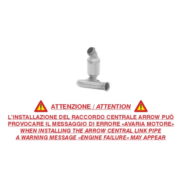 Arrow CFMOTO 800 MT 2025/2026 71719MIC Conector central no catalizado