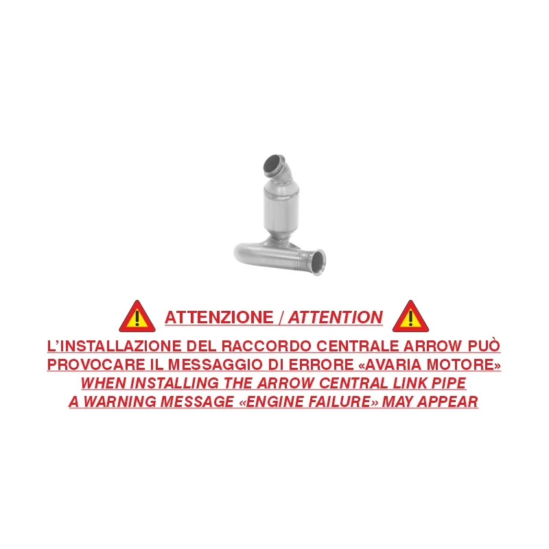Arrow CFMOTO 800 MT 2025/2026 71719MIC Conector central no catalizado Arrow CFMOTO 800 MT 2025/2026 71719MIC Conector central no catalizado