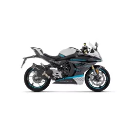 Arrow CFMOTO 450NK / 450SR 2023- 71959AKN Schalldämpfer Indy Race EVO Aluminium "Dark" mit Carby-Kappe