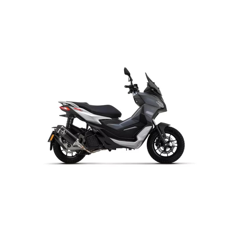 Arrow Aprilia SR 125 300 53549ANN Kit completo Urban alluminio "Dark" con fondello "Dark" Arrow Aprilia SR 125 300 53549ANN Kit completo Urban alluminio "Dark" con fondello "Dark"