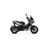 Arrow Aprilia SR 125 300 53549ANN Kit completo Urban alluminio "Dark" con fondello "Dark"
