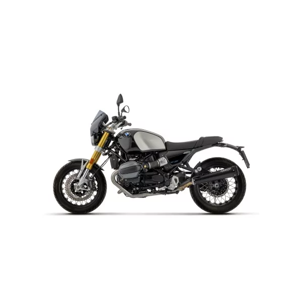Arrow Bmw R 12 / R 12 nineT 2024-2026 72682RBN Schalldämpfer Rebel Nichrom "Dark" mit "Dark" Aluminium-Kappe