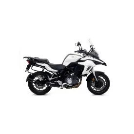 Arrow Benelli TRK 502 2017 - 2020 e4 71878AKN Silenciador Race-Tech aluminio "Dark" con copa carby
