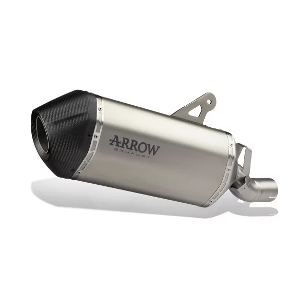 Arrow Ktm 1390 Super Adventure S / R 2025/2026 72501SKIN Schalldämpfer Sonora Nichrom "Dark" mit Carby-Kappe