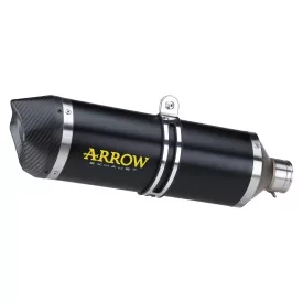 Arrow Kawasaki Er6F 2012 - 2016 71794AKN Terminale Race-Tech Approved alluminio "Dark" con fondello carby