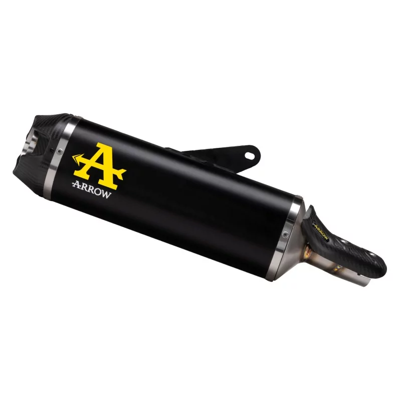Arrow Kawasaki Ninja 400 2023 - 71950AKN Silencer Indy Race aluminium "Dark" with carbon-look end cap Arrow Kawasaki Ninja 400 2023 - 71950AKN Silencer Indy Race aluminium "Dark" with carbon-look end cap